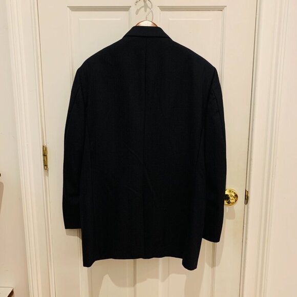 MILANO SAXXON 1818 Brooks Brothers Men's Dark Navy Blue Striped Suit 44R $1,395 - Picture 12 of 16